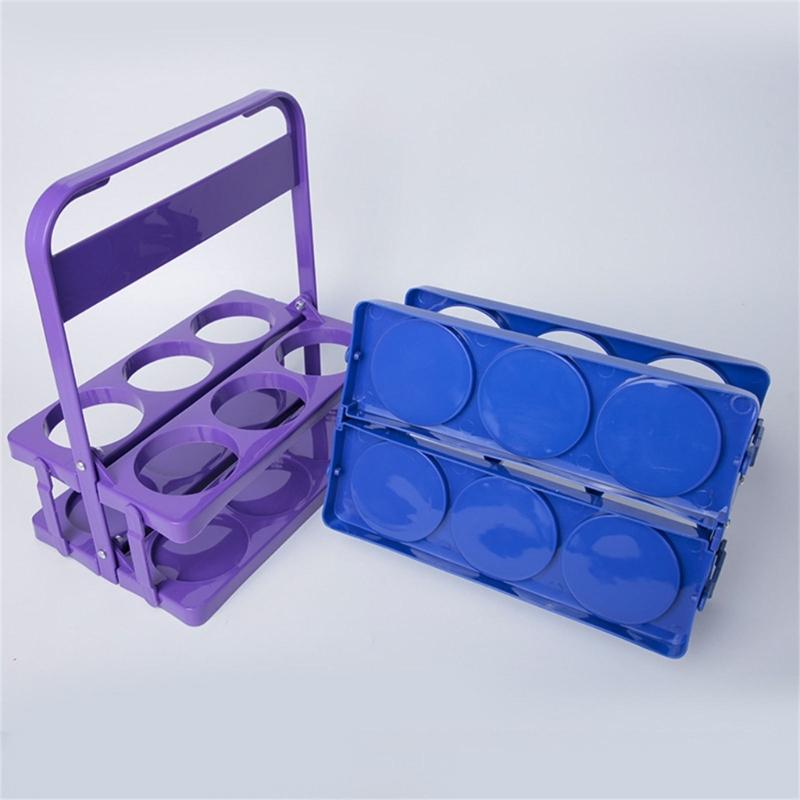 Beer Bottle Carrier Waterproof Drink Holder Plastic Material for Party Gathering