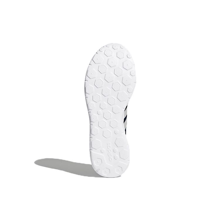 Adidas Neo Lite Racer Mesh Fabric Sports Comfortable Breathable Low-Top Lifestyle Casual Shoes Unisex Casual Shoes Deep-Blue Gray BB9775