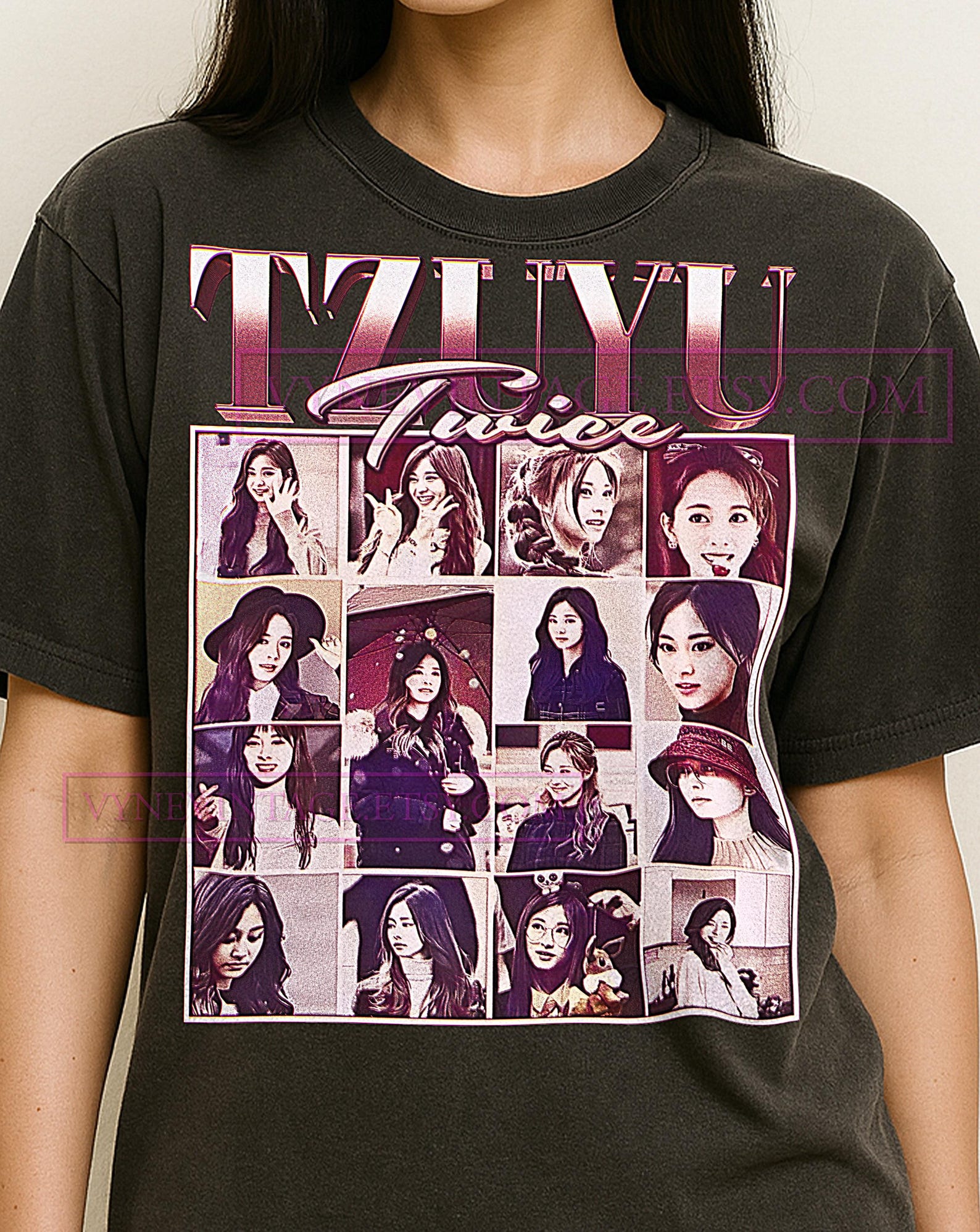 TZUYU (TWICE) T-Shirt, Vintage Kpop Idol Dancer Performer Twice Tee, 90s Retro Throwback, Tzuyu (TWICE) Sweater XL