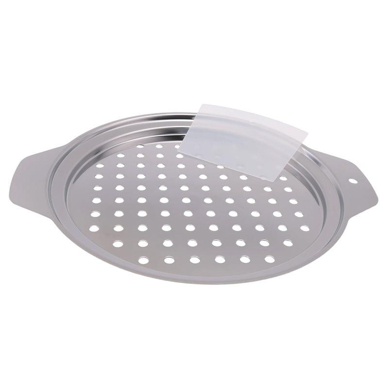 M-Modern-Stainless Steel Spaetzle Maker Lid With Scraper Traditional German Egg Noodle Maker Pan Pot Spaghetti Strainer