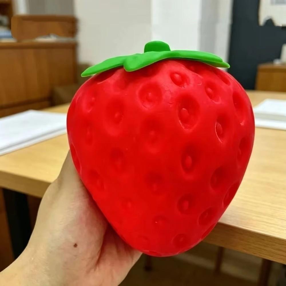 Soft Texture Slow Rebound Toy Strawberry Fruit Squeeze Toy Cute Novelty Squeeze Toy Children's Toy