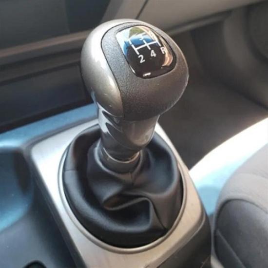 Black Manual 5-Speed Gear Shift Knob Lever Gaitor Boot For Honda Civic 2006-2011