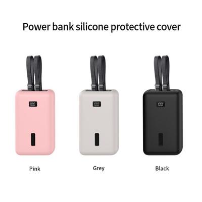 Silicone Portable Charger Protective Case Full Protective Cover for Anker Zolo 20000mAh 30W Travel