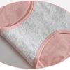 Simple Cotton Menstrual Panties Middle Waist 3 Layer Waterproof Period Briefs Soft High Elastic Physiological Pants Daily Sports