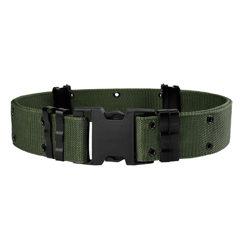 1Pc Tactical Belt Quick Release Outdoor Training Belt Soft Nylon Sports Accessories Men And Women Adjustable Waistband