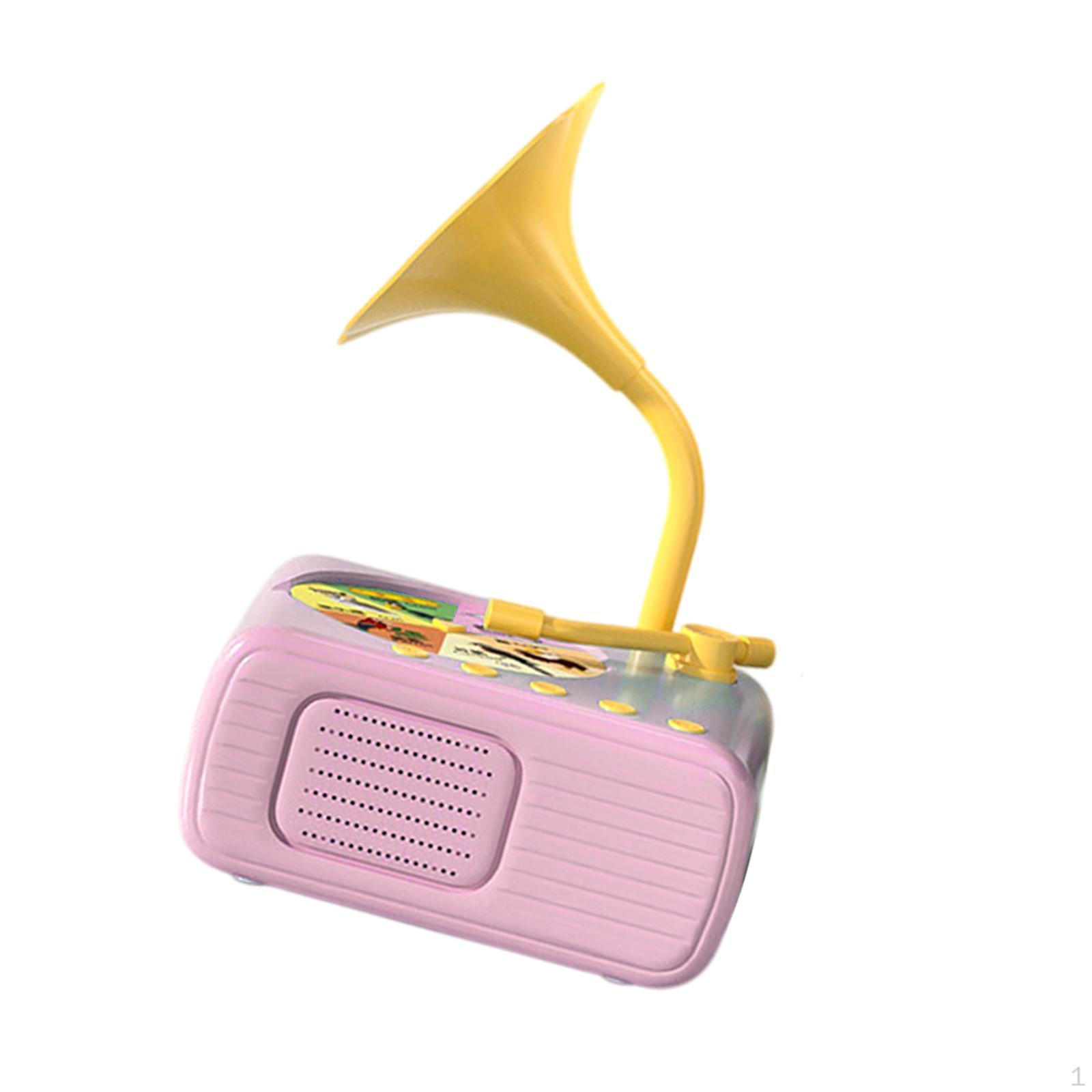 

Детский фонограф с 96 карточками для обучения и развлечения, портативное музыкальное устройство для детей от 3 до 6 лет розовый