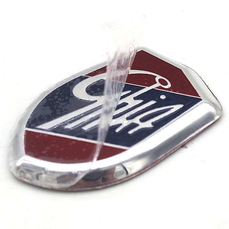 Car Sticker Emblems GHIA Side Shield Logo Marked Stickers For Ford Focus 2 3 4 Mondeo Fiesta Ecosport Kuga Edge Explorer