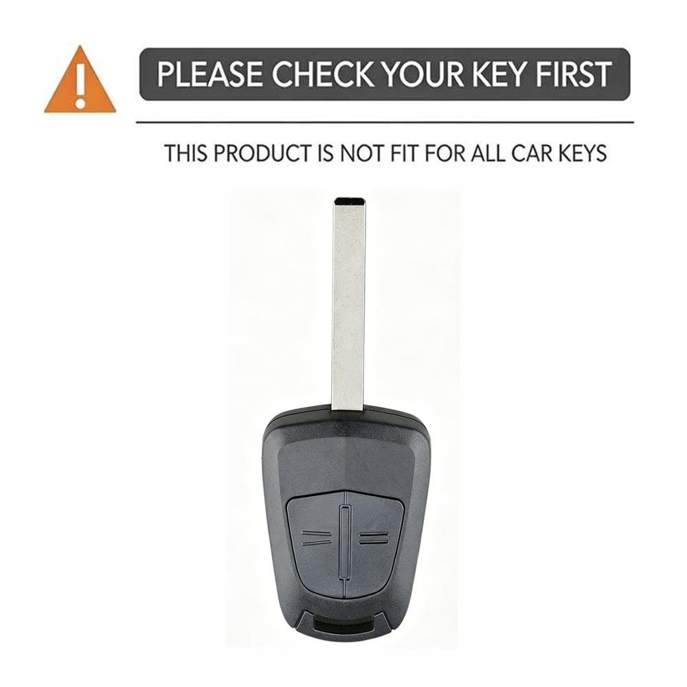 Car Styling High-Quality Keychain Silicone Remote Car Key Case For Vauxhall Opel Corsa Agila Meriva 2 Buttons Key Protection