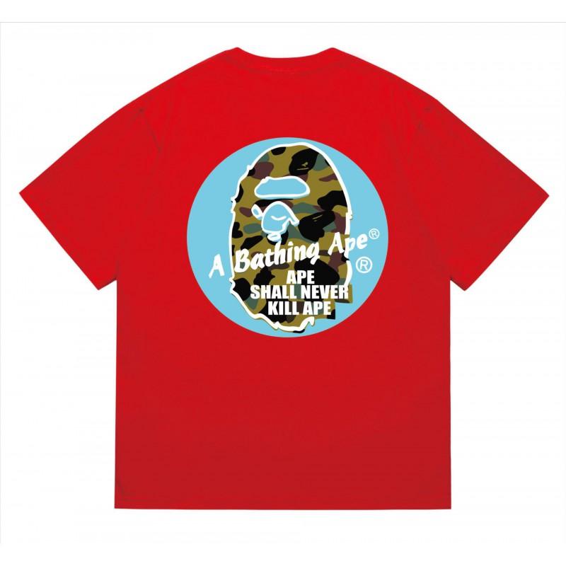 Tricou Bumbac Classic cu Imprimeu Ape Lightning Unisex Mânecă Scurtă Croială Largă Îmbrăcăminte Casual