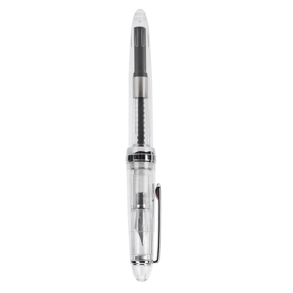 Iridium Nib Fountain Pen Transparent Ink Pen Stationery Writing Pen Writing Instrument