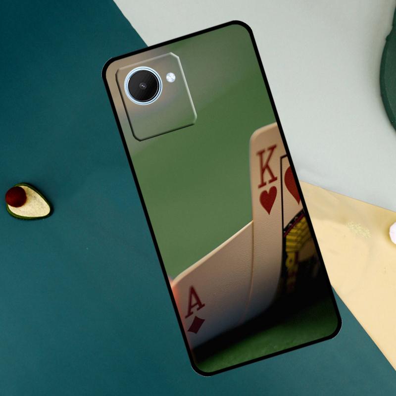 

Poker Playing Cards For Realme C63 C61 C71 C55 C67 C51 C75 C65 C53 10 11 12 13 14 Pro Plus GT6 GT7 15 Pro Case Realme C31