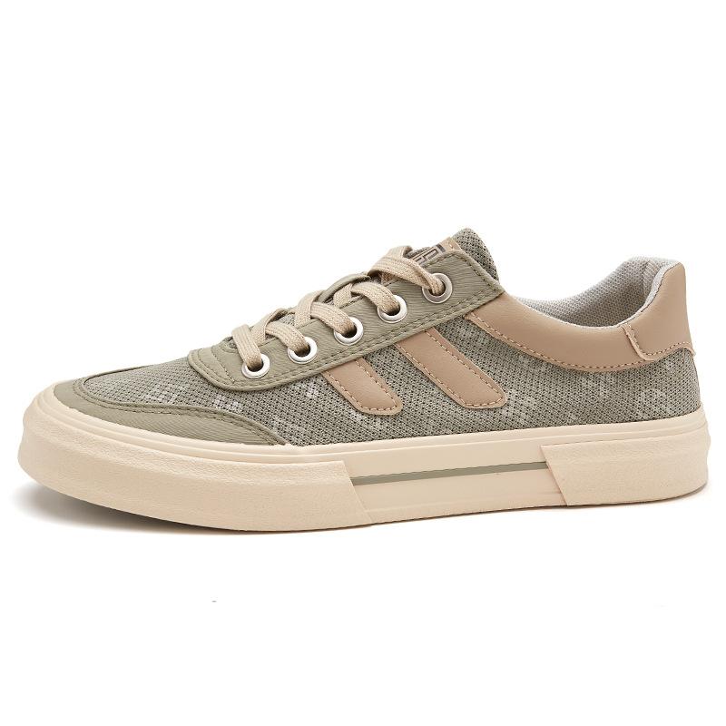 Neue Sommer Herrenschuhe Trendig, Modisch, Vielseitig und Bequem Mesh Atmungsaktiv Low Top Flache Sohle Freizeitschuhe
