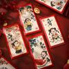 6pcs Chinese Style Children Money Pocket Red Envelopes Gifts Packing Bags  Kids Gifts
