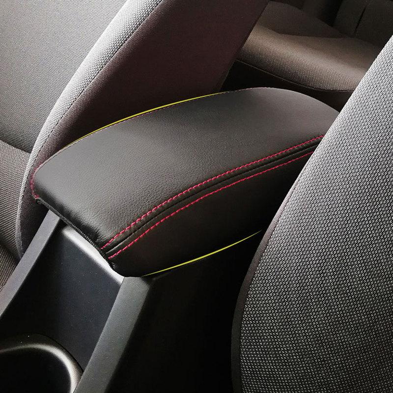 For Toyota Corolla -2024 PU Leather Armrest Pad Car Styling Arm Rest Storage Box Protect Cover Decoration Accessories