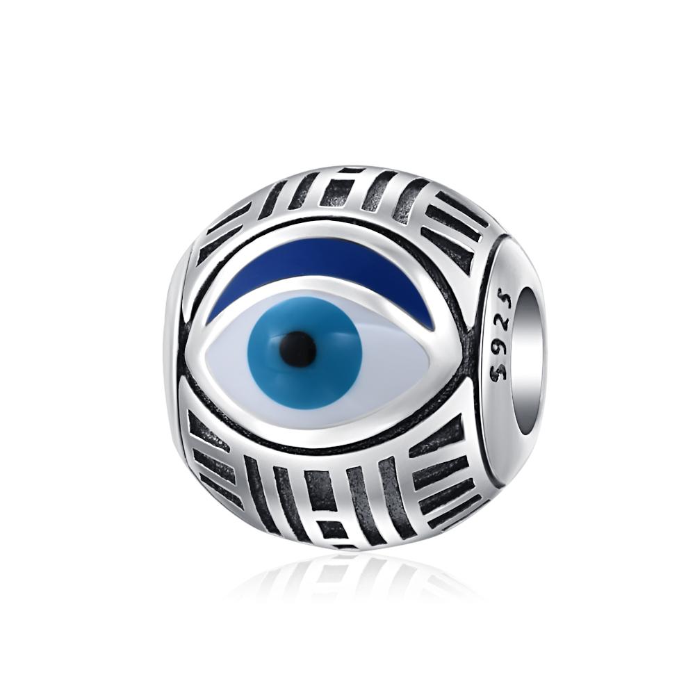 Newcopper -Selling Blue Palm Eyes Devil'S Eye Charms Pendant Fit Original Bracelet Women Jewelry Gift