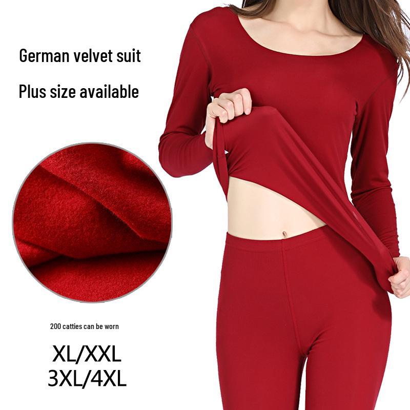 Plus Size Women's Seamless Slim Fit Warm Vest - Brushed Fabric for Autumn & Winter, High Elasticity Base Layer Top