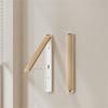 Aluminum Material Foldable Clothes Drying Rack No Drill Installation Multi-Functional Wall Mounted Rack Space Saving Design