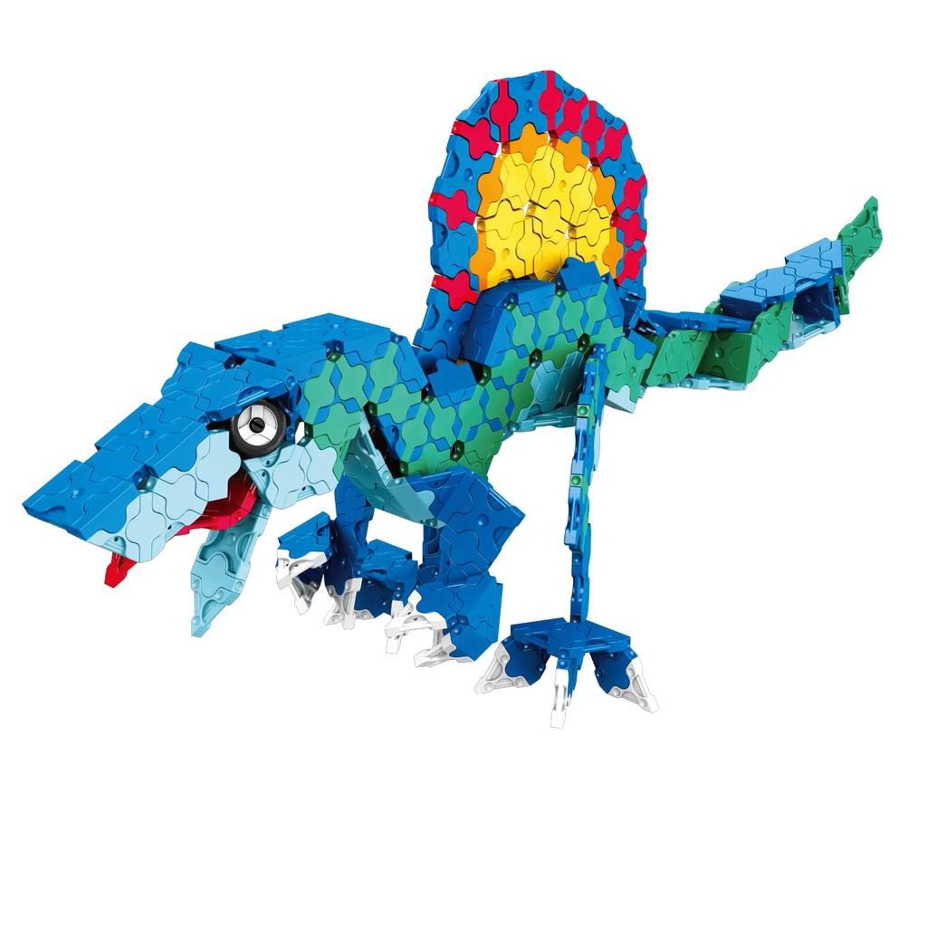 Yoshiritsu LaQ Dinosaur World Dino Kingdom Plastic Container pieces 8 SP L009425 Ver. (980 + pieces) [New Specifications]