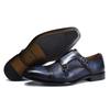 Brown Black Men Loafer Shoes Elegant Dress Formal Suit Breathable Leather Shoe No Slip Handmade Monk Nice Adult Footwear