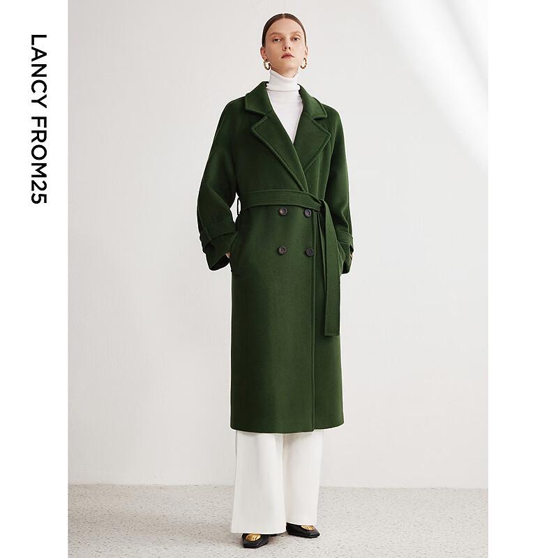 Langzi Wool Double-Faced Mid-Length Commuter Coat