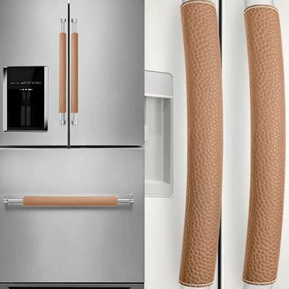 PU kůže Kryt kliky dveří chladničky Čisté Kryty bezpečnostních pásů do auta Šmouhy Dekor Domácnost