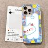Cute Cartoon Duck Cat Phone Case Phone Case for Apple Iphone 16 15 14 Plus 13 Pro Max 7 16e SE 2022 Texture Hard Silicone Cover