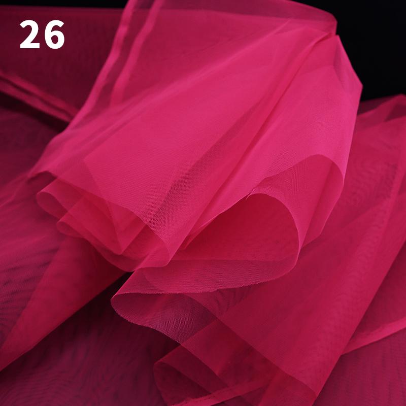 100x160cm Hard Tulle Mesh Fabric for DIY Wedding Dress Skirt Yarn Cloth Decoration Fabric by Per Meter Polyester Stiff Mesh New