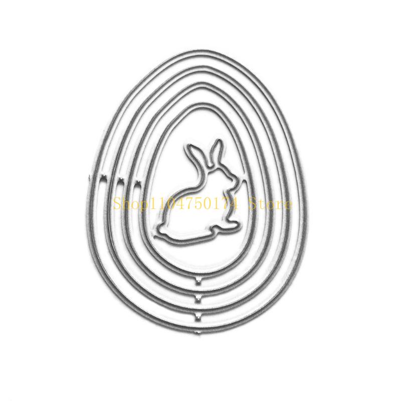 Egg Rabbit Cutting Dies Greeting Invitation Message Card Photo Album Making top sale