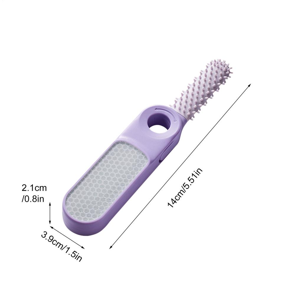 

Foot Callus Remover Dead Skin Pedicure Tools Multipurpose Portable Hard Skin Remover for Seniors Adults Daily Maintenance Travel фиолетовый