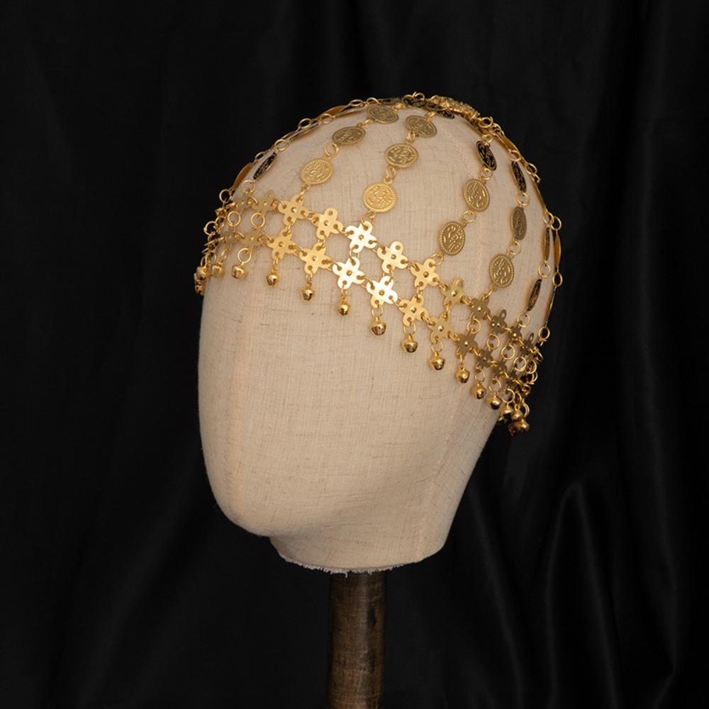 Round Bohemian Forehead Headpiece Korean Style Forehead Ornament  Headgear Accessory