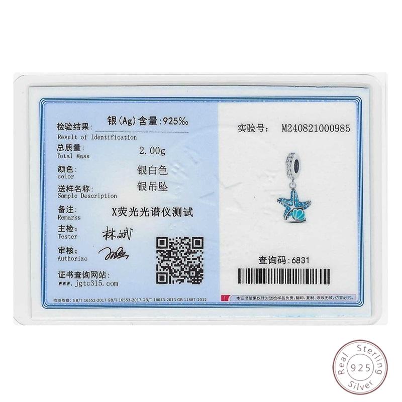 100% Copper Starfish Ocean Shiny Zirconia Charm Beads 3Mm Diy Holiday Exquisite Jewelry Gift Making