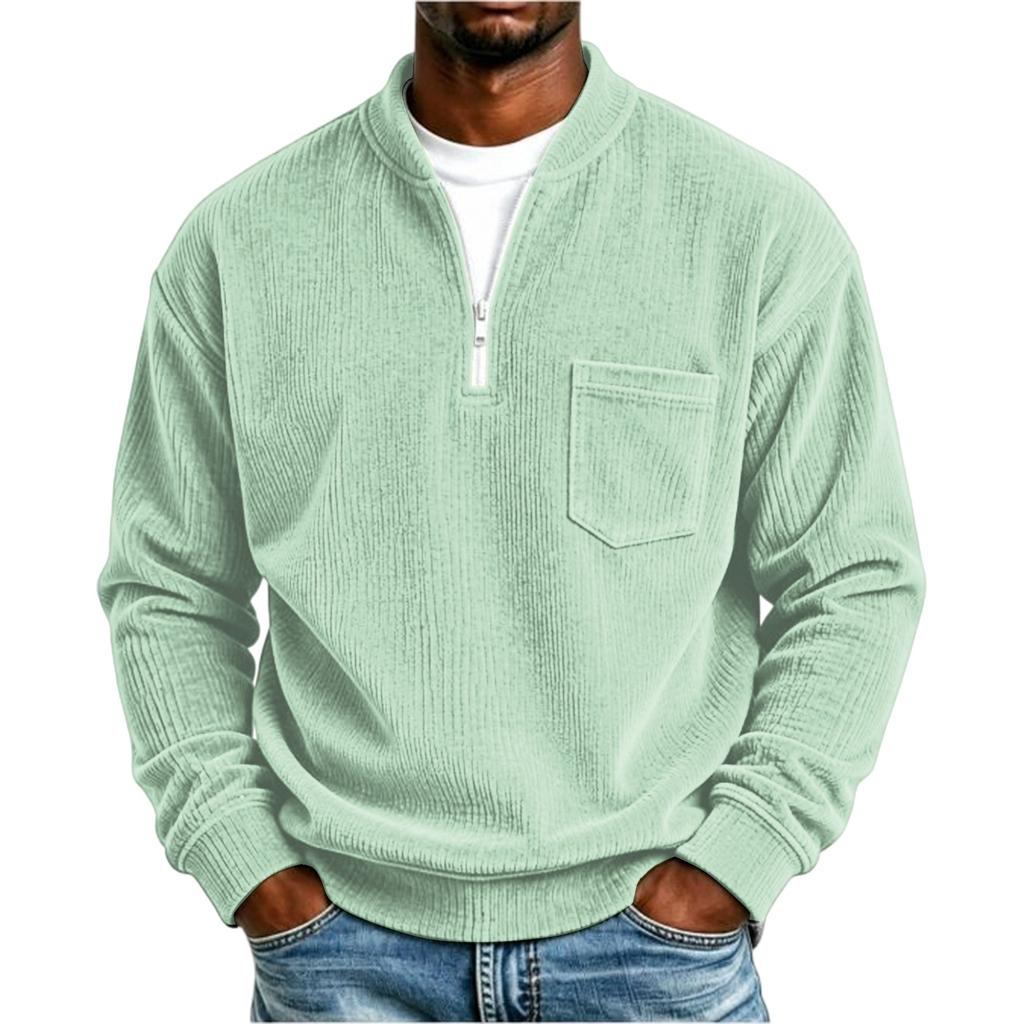 Men's Casual Loose Fit Top with Pockets Street