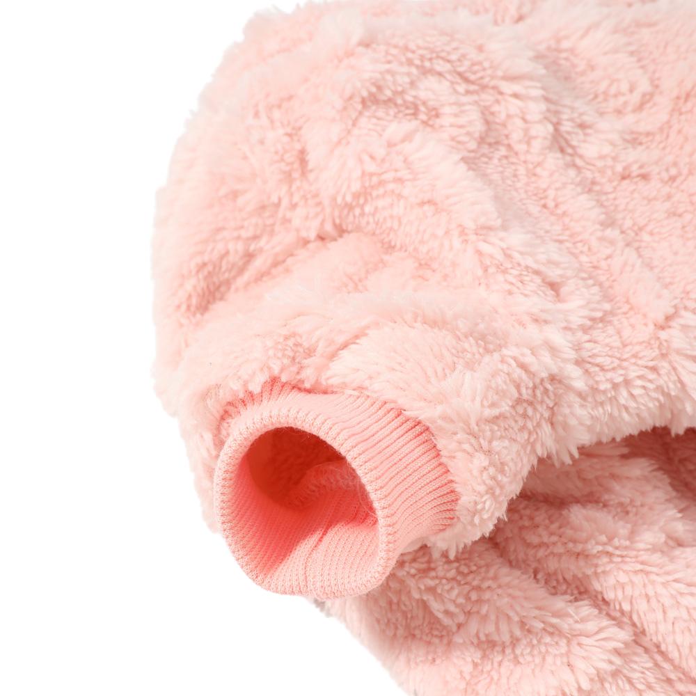 Warm Dog Clothes Soft Pet Jumpsuits For Small Medium Dogs Cats With D-ring Love Print Puppy Costume Teddy Chihuahua Pug Coat