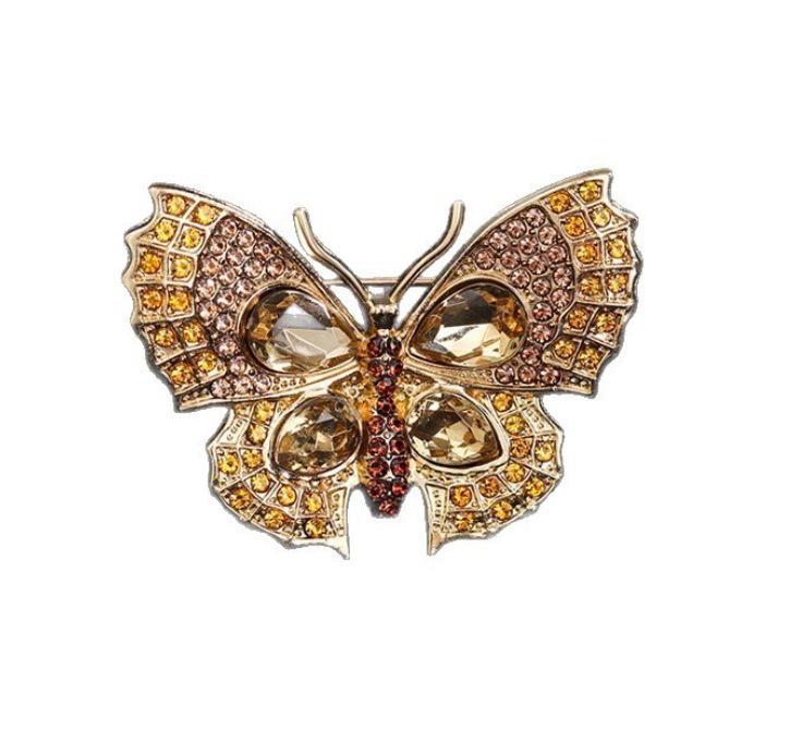 Charm Trendy Butterfly Brooch Creative Versatile Animal Pin Gorgeous Jewelry Accessories Party Trendy Festival Gift