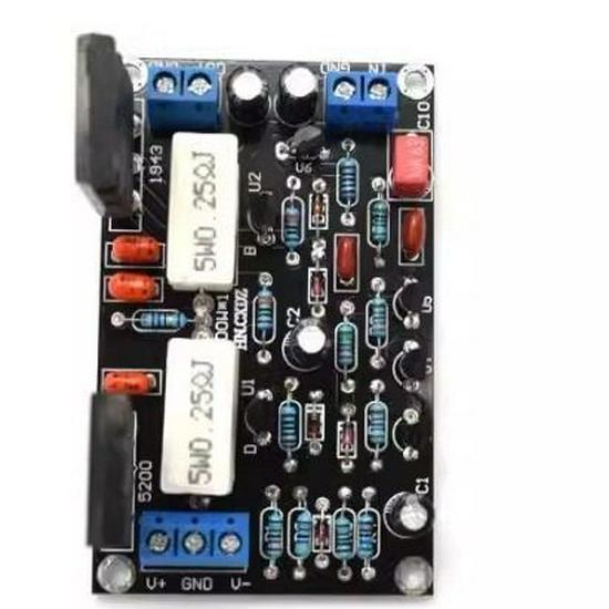 200W High Power Audiophile Amplifier Board with 1943+5200 Complementary Pair