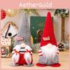 Unique Christmas Decoration Red Gnome With Pointed Hat And Pockets For Fun Holiday Vibe