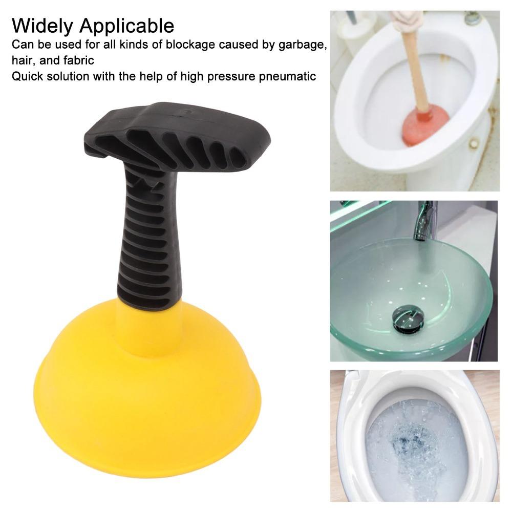 Space Saving Mini Drain Plunger Ergonomic Grip Bathroom Cup Plunger Sink Plunger Kitchen Sink