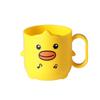 Cartoon Plastic Cup Lightweight And Cute Shatter-Proof Kids Drinking Mug Cup Portable For Travel Teeth Brushing 330ml