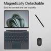 Surface Pro 10/11 Backlit Bluetooth Keyboard Case with Pen Slot and Magnetic Attachment