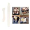 8Pcs Leather Creasing Tool Bone Folder Paper Fabric Creaser for Fabric Marking Seams Pressing Sewing Craft Card Making