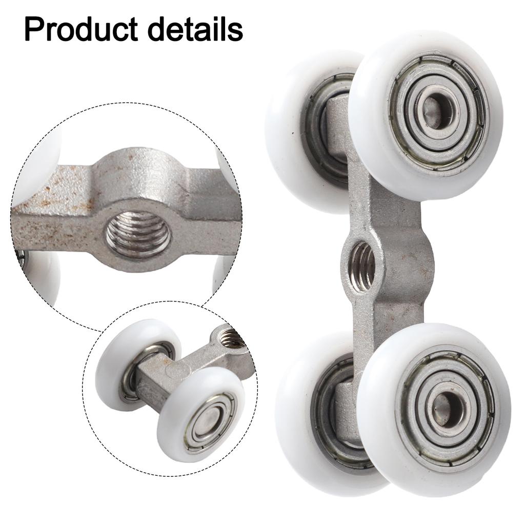 1 Set Sliding Door Roller Load Bearing Hanging Wheels For Home Sliding Doors Hardware Accessories Easy Installation