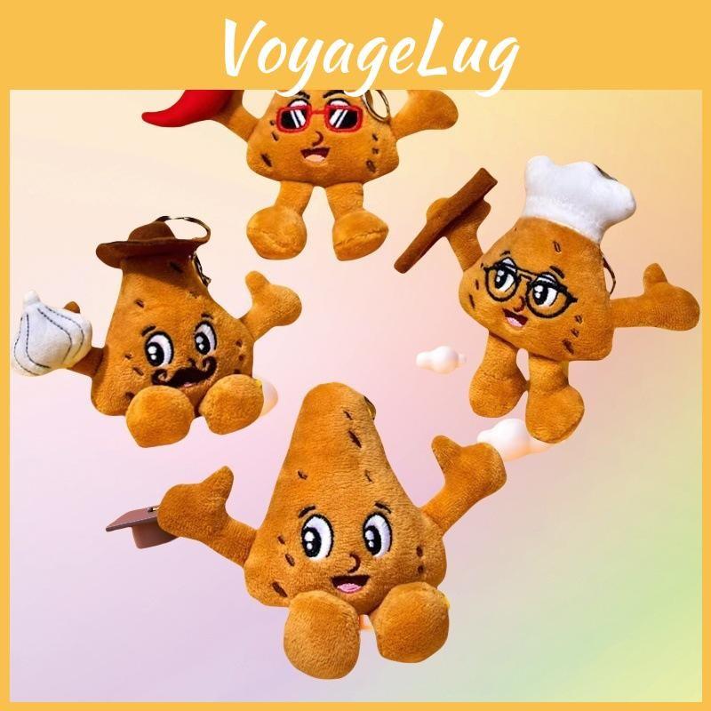 Cava Plushies Short Pile Plush Keychain Doll With Design For Gift Collection And