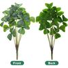 IMIKEYA Artificial Shamrock Clovers Plants Simulated Green Plants - St Patricks Day Lifelike Greenery Bouquets Floral Stems Bonsai for Irish Party