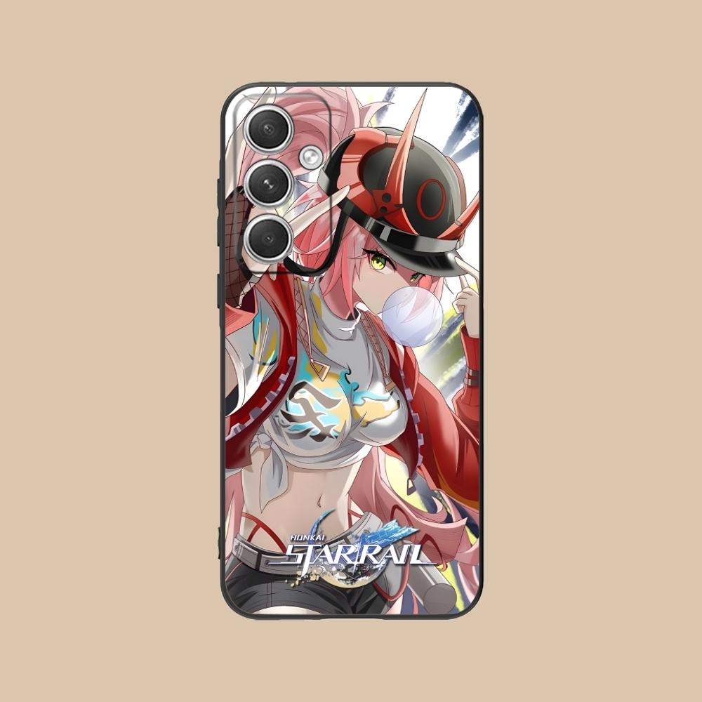 

Чехол для мобильного телефона Honkai Star Rail Rappa для Samsung Galaxy S24 S23 S22 S21 S20 S10 S9 Plus FE Ultra Lite Черный Корпус Galaxy S9 Plus