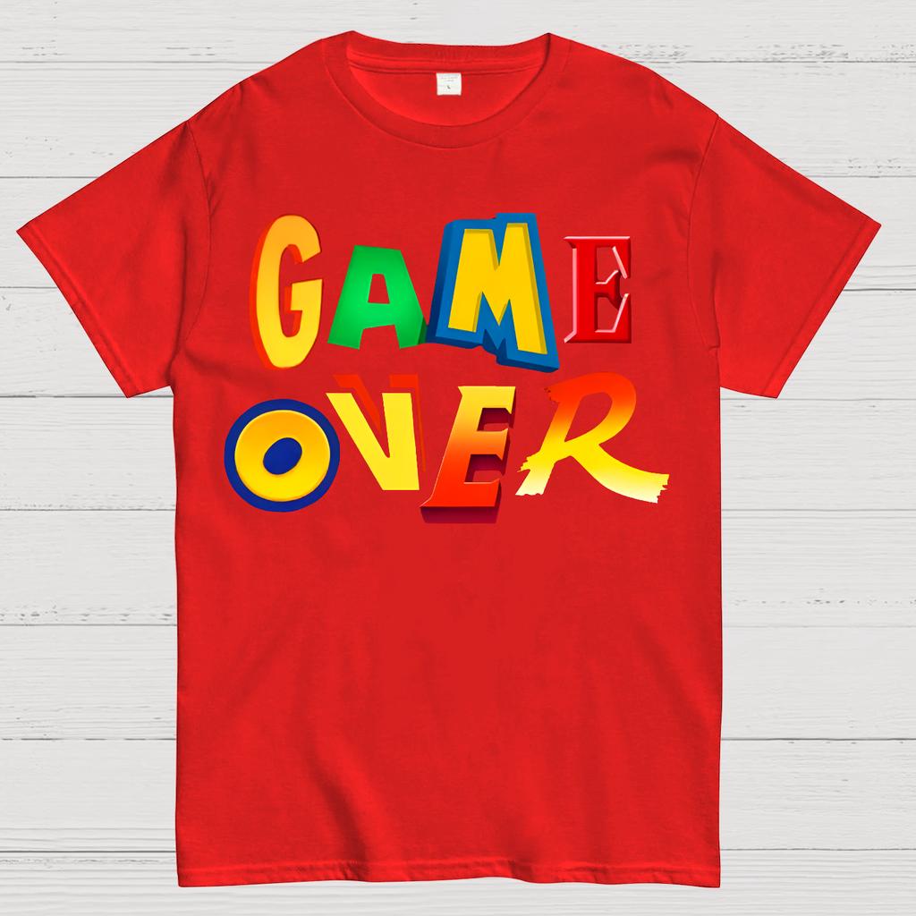 Game Over Cotton Summer Casual Cool Loose T-Shirt