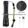High-Power USB Rechargeable LED Flashlight