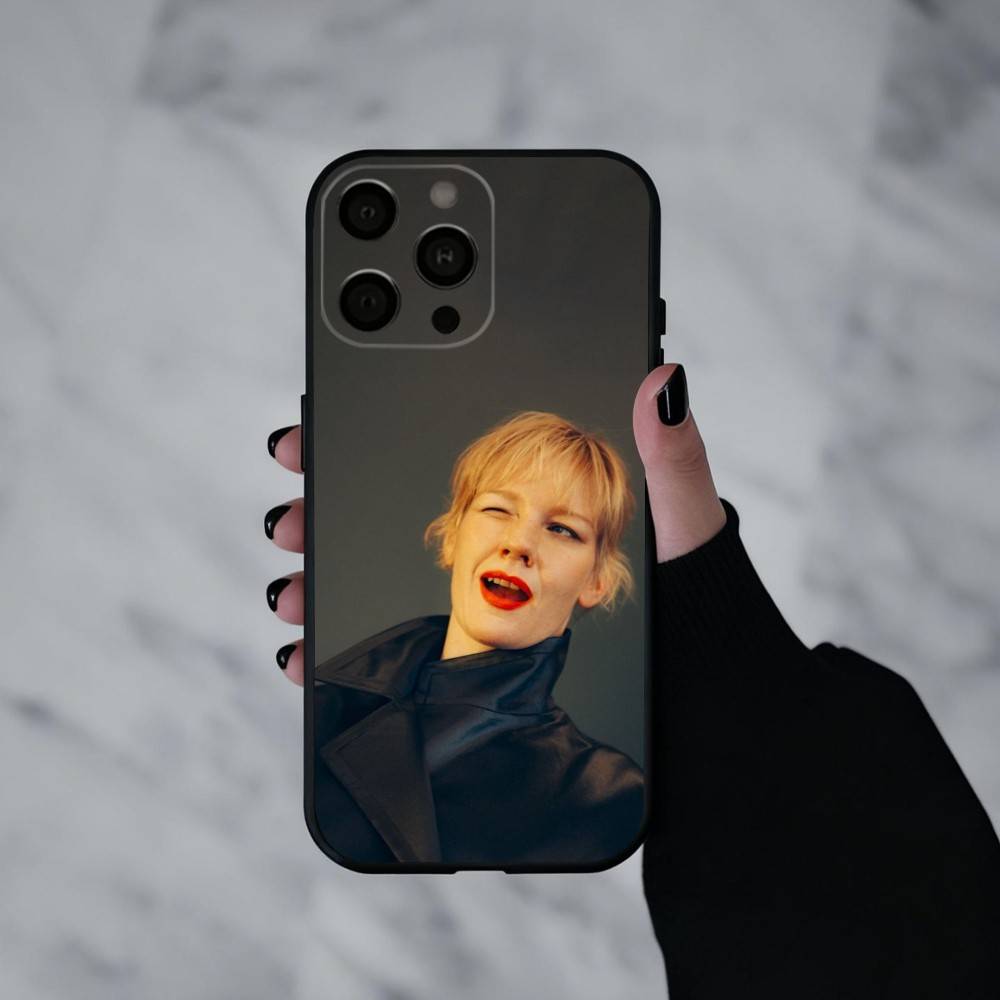 German Actress Sandra Huller Phone Case Silicone Soft For IPhone 17pro 16 15 14 13 12 11 X XR Plus Pro Max Plus