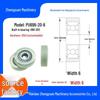 6mm Inner Bore PU-Coated Silent Guide Roller Pulley Bearing (696/606/626)