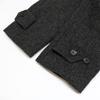 Brooks Brothers [Good condition/Domestic Regular Product] 100215578 HARRIS TWEED Harris Tweed Bal Collar Coat 38 Charcoal grayUsed