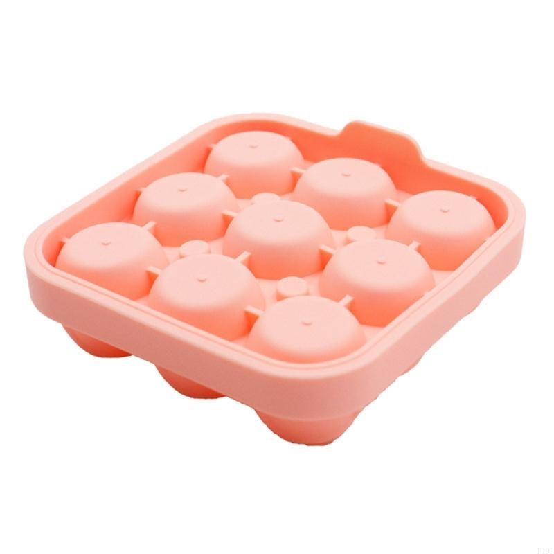 

F19B Ice Mold Rose Flower Ice Tray Flexible Silicone Ice Maker Enduring розовый